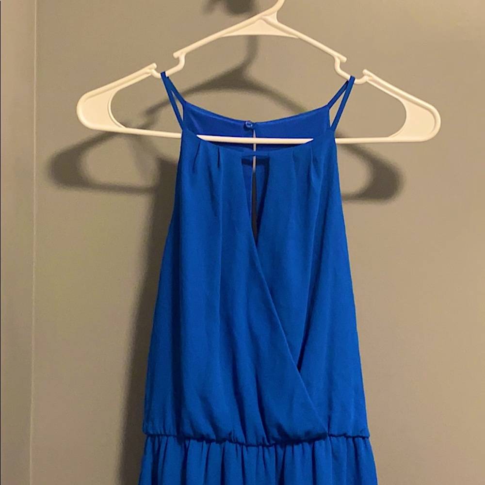 Royal blue romper